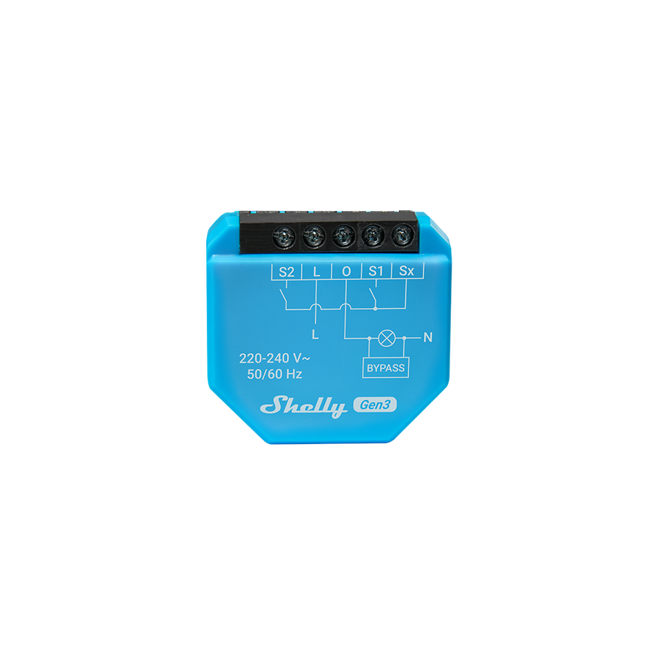 Shelly 1L Gen3 (Bypass 1L/2L incluso)
