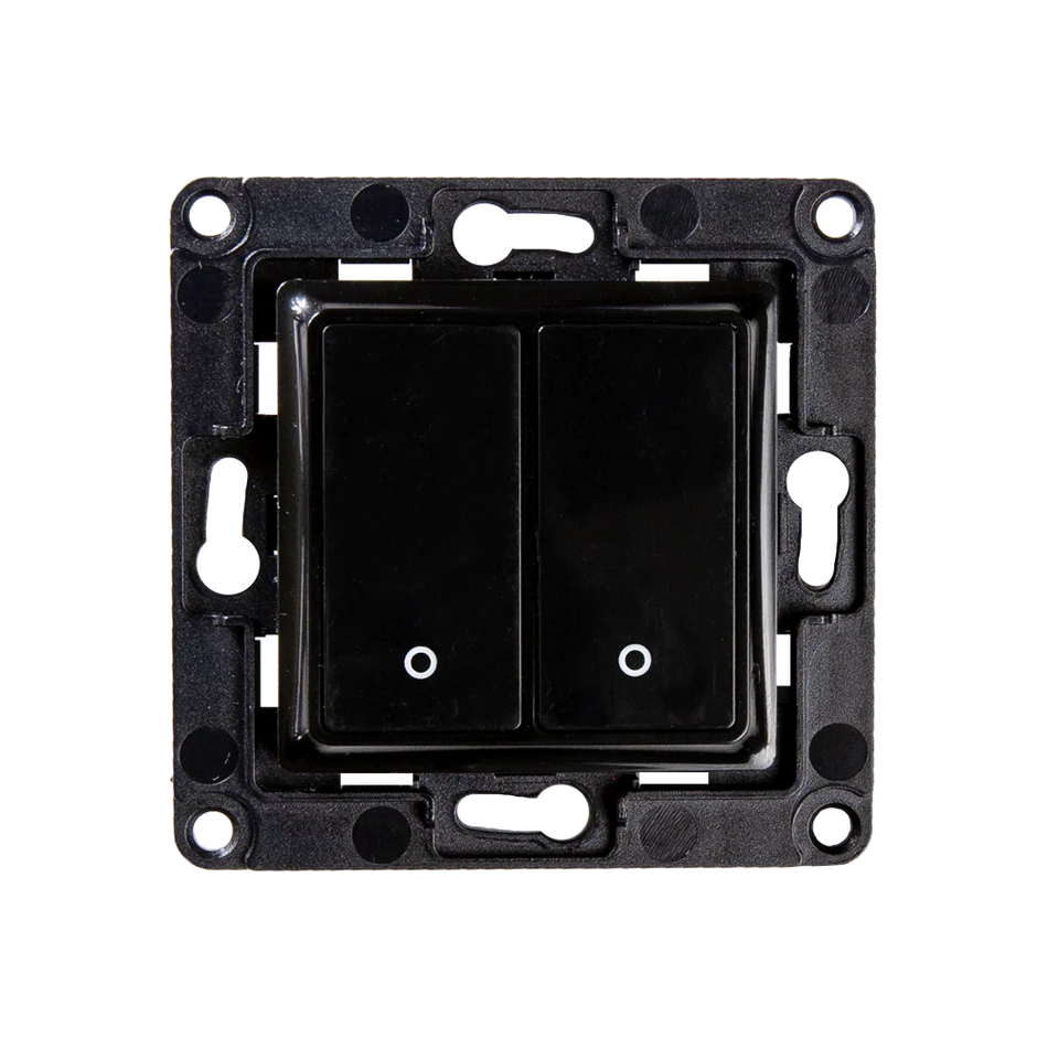 Shelly Wall Switch – Interruttore da parete con 1, 2 o 4 pulsanti - Colore Nero