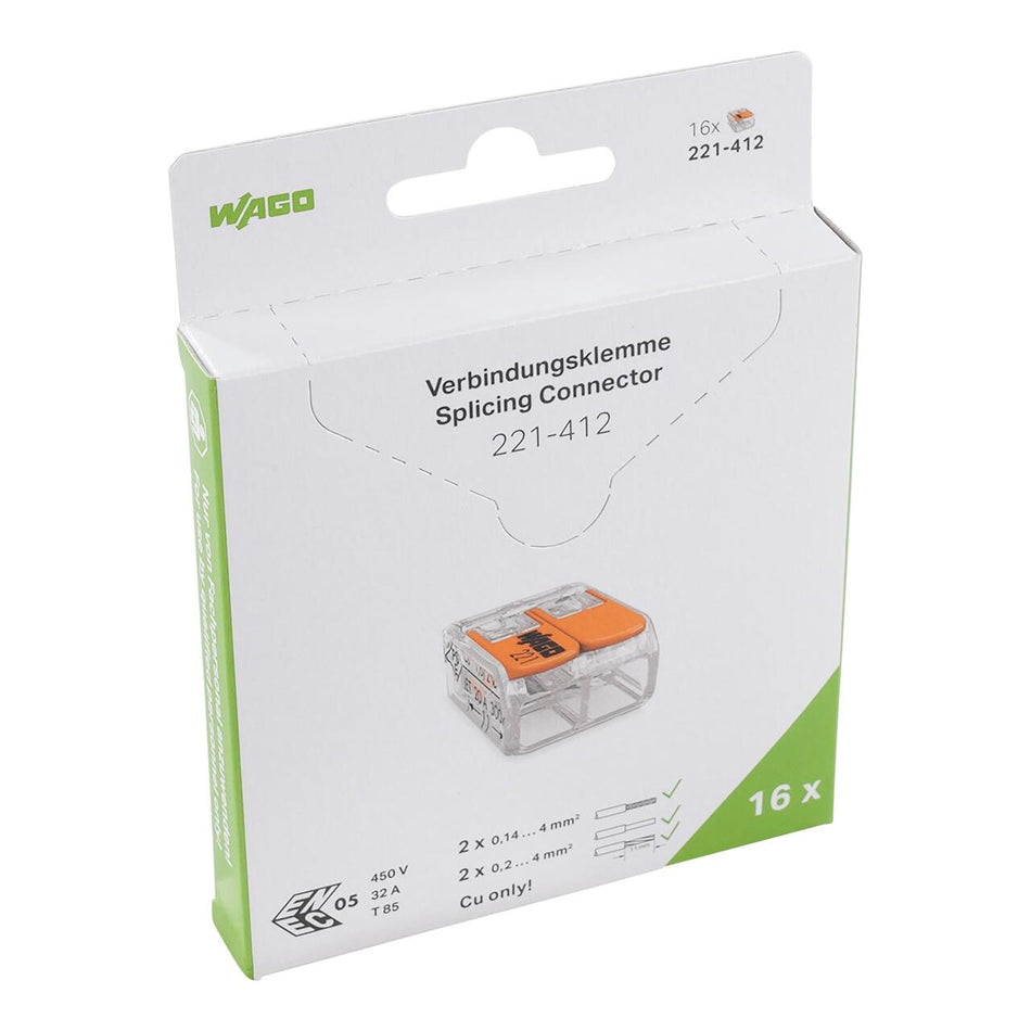 Wago 221-412/995-016 - Morsetto di giunzione con leve