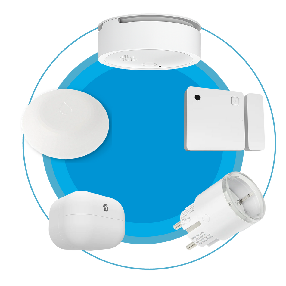 Shelly KIT Smart Pack “Controllo Remoto & Sicurezza Avanzata” – Automazione intelligente per case vacanza, Airbnb e seconde abitazioni