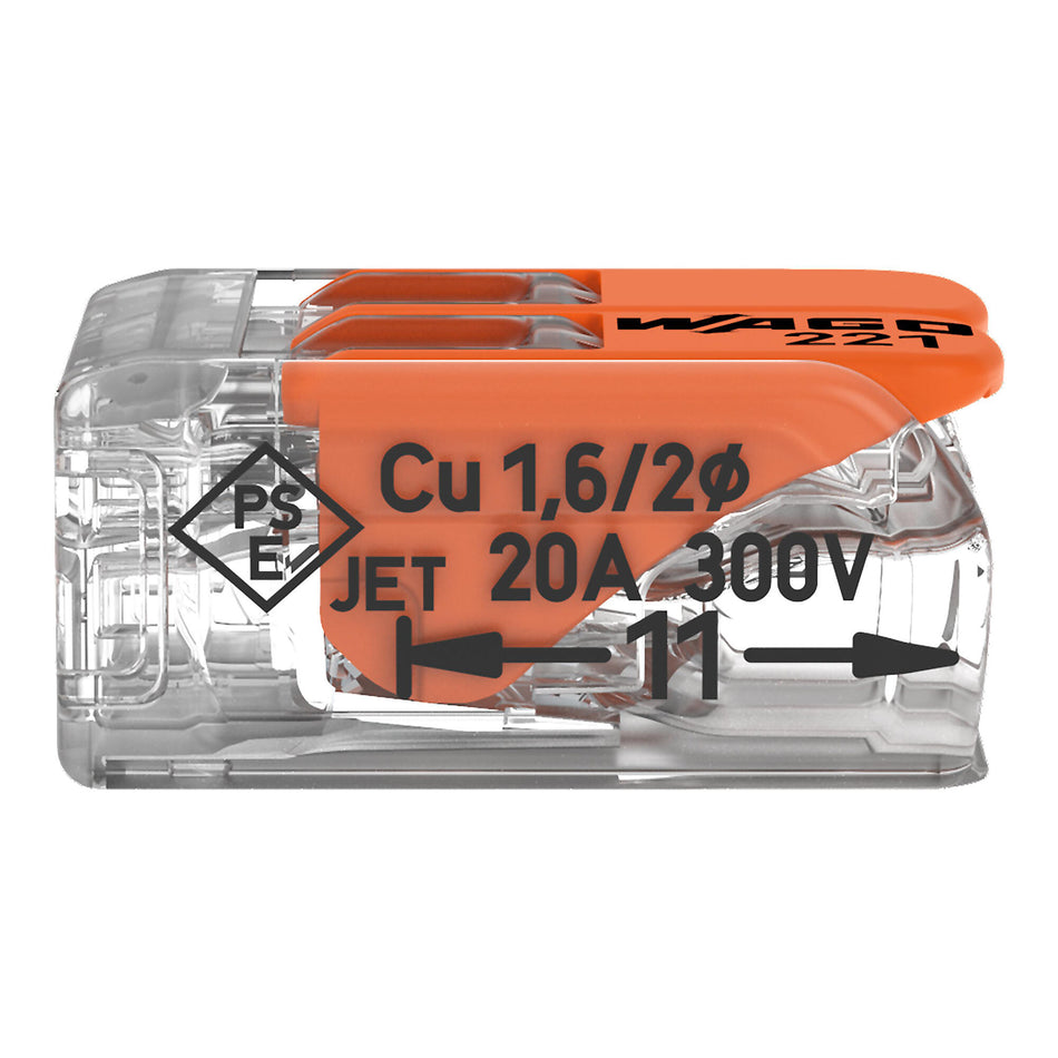 Wago 221-412 -  Morsetto di giunzione con leve