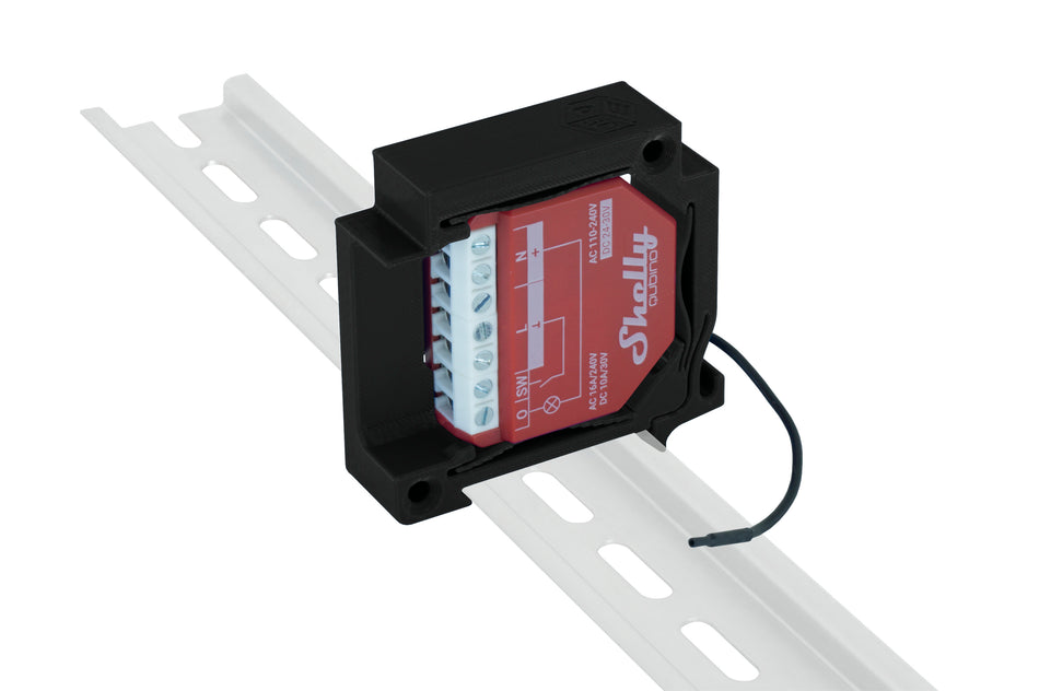 Adattatore Universale "Allstar" per Moduli Shelly e Smart Home - Colore Nero