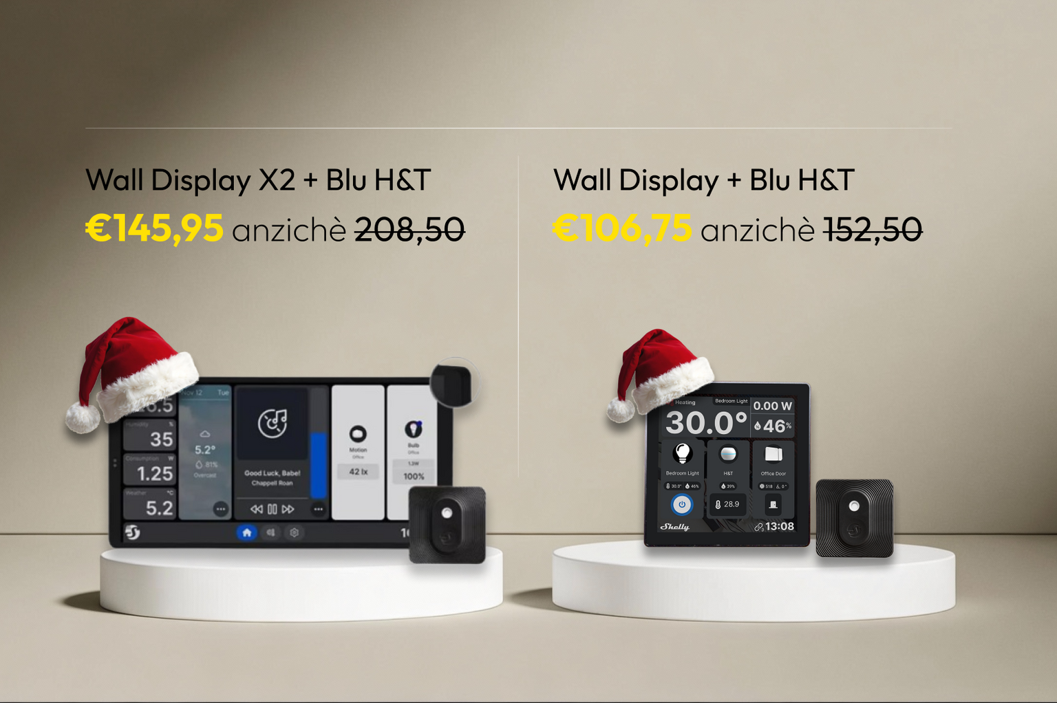 Scegli il tuo Wall Display al -30%