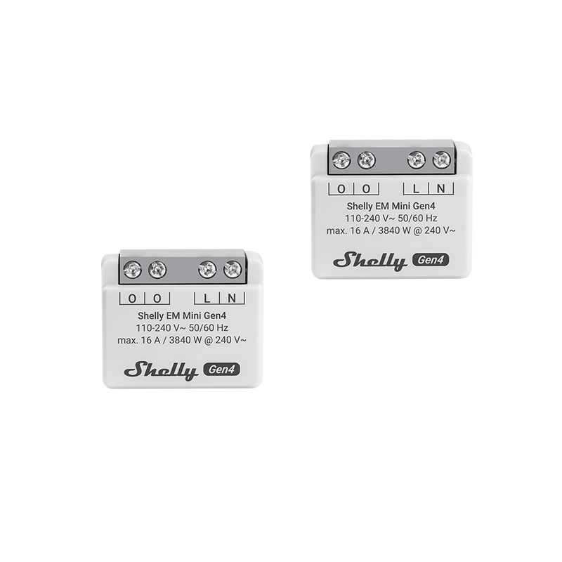 Shelly EM Mini Gen4 - Pack da 2