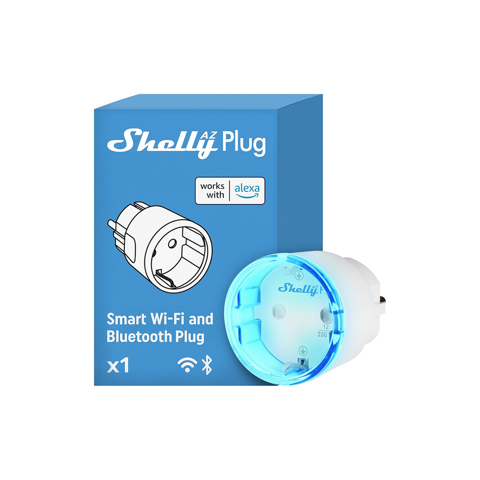 Shelly AZ Plug - Presa Intelligente Wi-Fi (Tipo F)