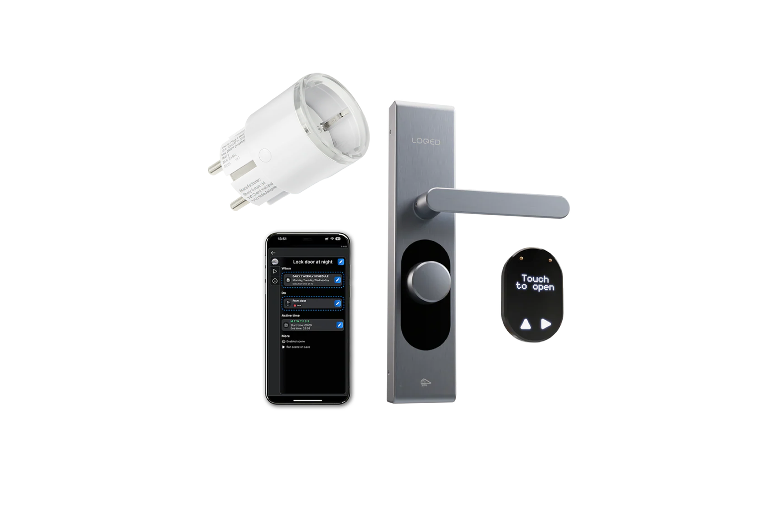 LOQED Touch Smart Lock di Shelly