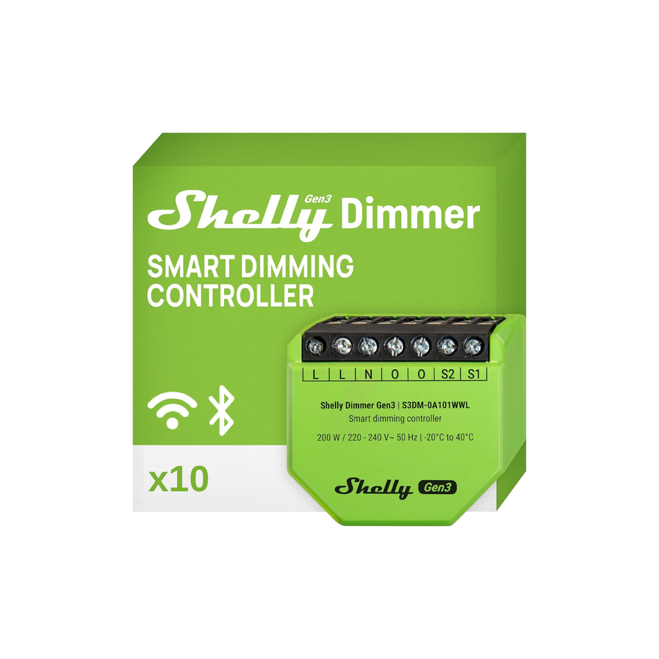 Shelly Dimmer Gen3 - Pack da 10